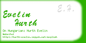 evelin hurth business card